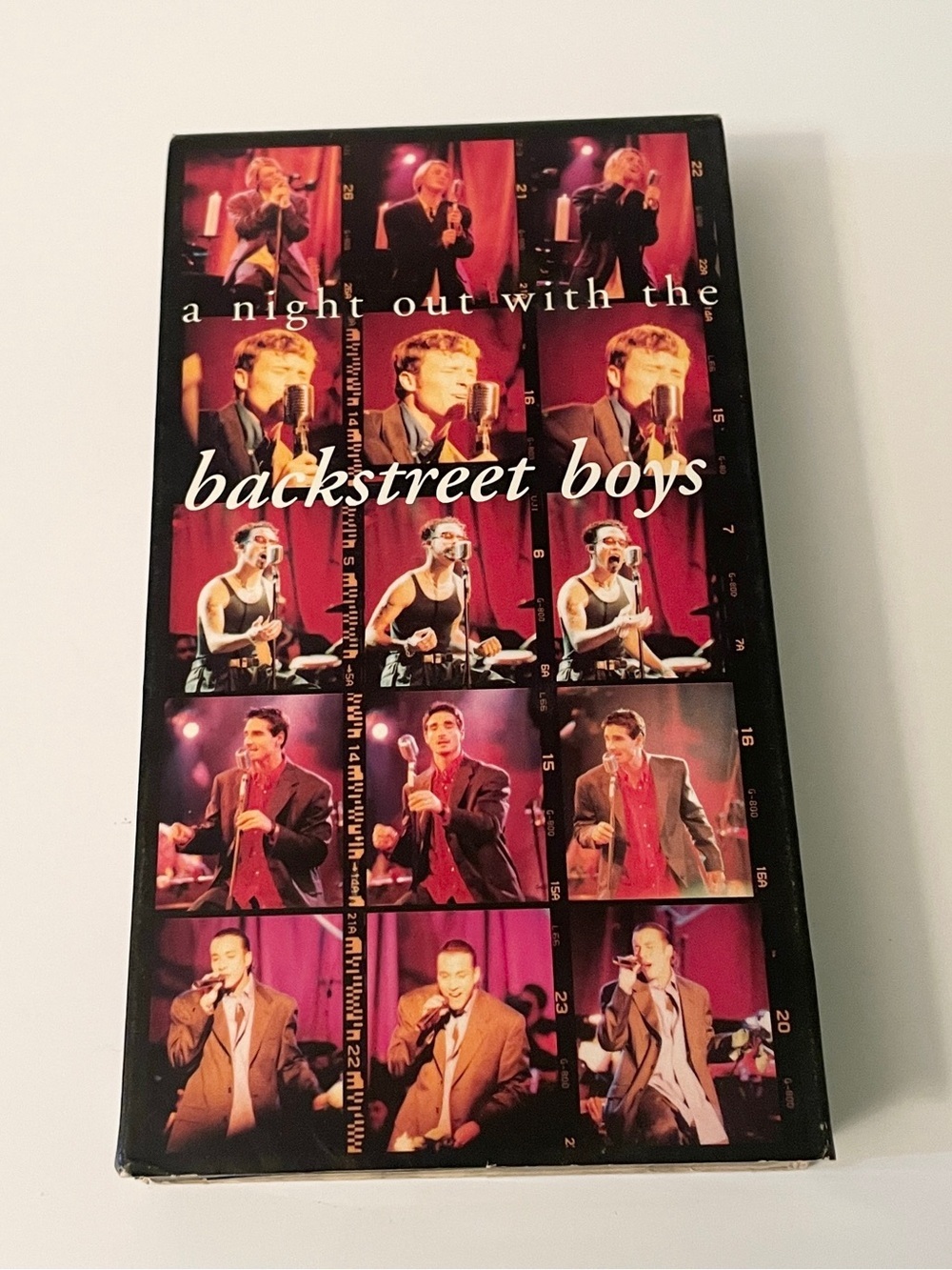 Vtg Backstreet Boys VHS A Night Out With the Backstreet Boys 1998 Concert Tape